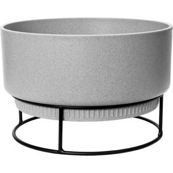 Pot Elho B for Studio Bowl S gris sur pied