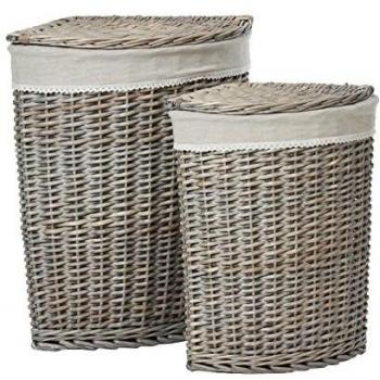Premier Housewares Mesa Dual Corner Laundry Baskets