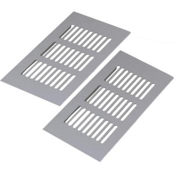 2pcs Square Ventilation Grille 150mm, 200mm, 250mm, 300mm