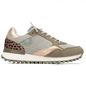Kaki XTI 144161 Zapatillas Urbanas – Talla 36, Cordones, Verde