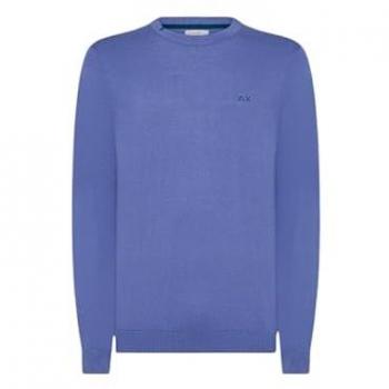 Maglione Sun68 Uomo Viola Girocollo
