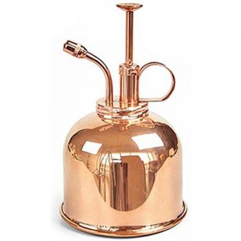 Small Golden Brass Watering Can for Garden Supplies
