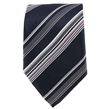 Accessoire Cravate Marine et Mauve