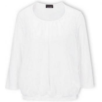 Blouse T-shirt sophistiqué – Blanc – Taille 54