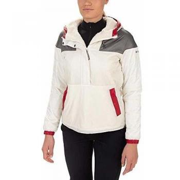 Columbia Lodge Pullover Veste imperméable Femme XS Gris (Chalk, City Grey)