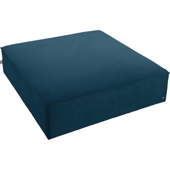 Grüner Polsterhocker „Big Cube“ von TOM TAILOR HOME – 122 × 36 × 122 cm