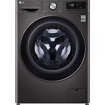 LG F4V909BTS 9kg Smart Wash 360 with Steam – Black Steel