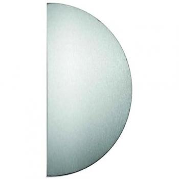 Plaque demi-lune adhésive aluminium 300 × 150 mm – DUVAL 19‑0620‑9900