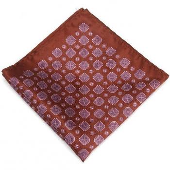 Soft Vintage Geometric Pocket Square