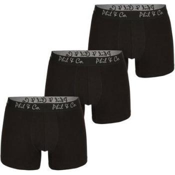 Phil & Co. Berlin Retro Sporthosen Jersey 3-Pack Schwarz