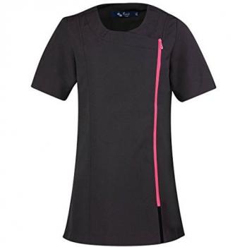 Reißverschluss‑Tunika „Premier Camellia“ – Damen, schwarz, L