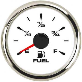 52mm Car and Boat Fuel Level Gauge, Waterproof, 0-190 Ohm, Backlit 9-32V