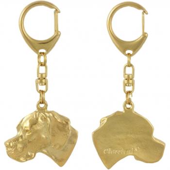 Llavero Dorado “Peluche Aurado” – Accesorio Premium Art‑Dog