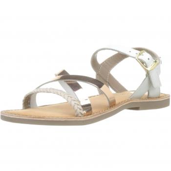 Gioseppo 47843, Sandalias Blancas con Punta Abierta para Niñas, Talla 32 EU