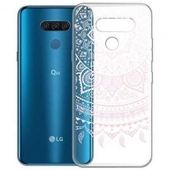 Cover SCDMY per LG Q60, AntiGraffio e Antiurti, Silicone Morbido