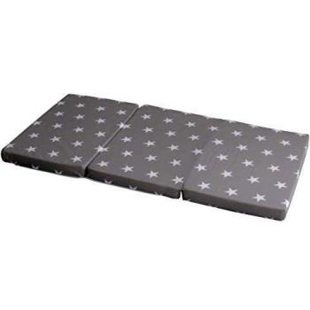 Roba Little Stars Materasso per lettino da viaggio 60 x 120 cm, inclusa borsa di trasporto