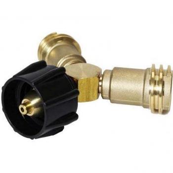 1-Male QCC 2-Female QCC Propane Y-Splitter Tee Solid Brass
