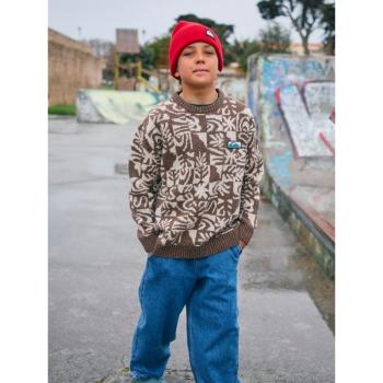 T-shirt à capuche enfant Quiksilver Hall City en tissu doux