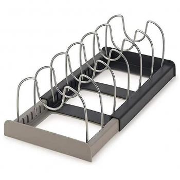 Rack ajustable à tiroirs pour pot et couvercle