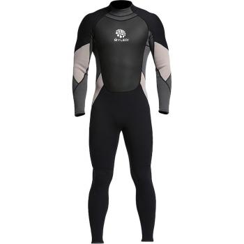 Traje de buceo de neopreno cálido de 3mm con cremallera posterior para hombre