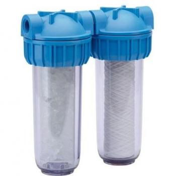 DIPRA Station de filtration anticalc eco Duplex anti impuretés anti calcaire