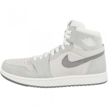 Air Jordan 1 Mid Zoom CMFT 2 Sneakers Uomo Grigie DV1307-101 ORIGINAL