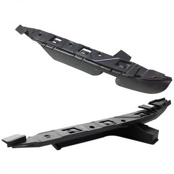 Paire d’attaches de pare-chocs avant pour Audi E60/E61 525i/528i/53 en noir (51117033705 / 51117033706)