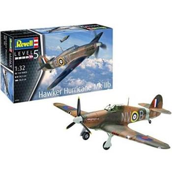 German Revell Hawker Hurricane 1:32 Mk.IIB Plastic Model
