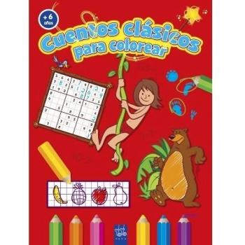Cuentos clasicos colorear +6 años