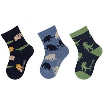 Sterntaler Kindersocken 3er-Pack Mammut