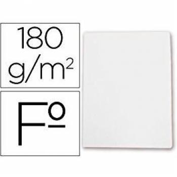 Subcarpeta de cartulina folio blanca 180 g/m2