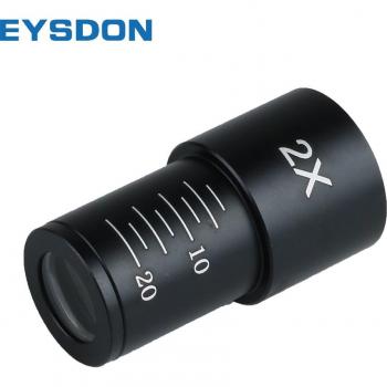 EYSDON Microscope 2X Lens for 23.2mm Port