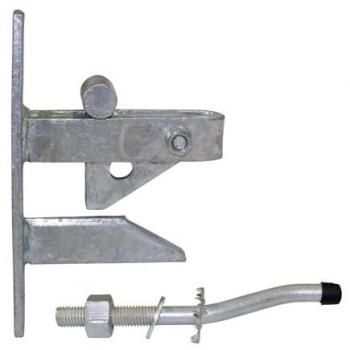 Timco SLCG Cranked Gate Catch – 120mm Plain Bag, Hot‑Dip Galvanized