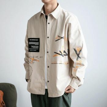 Chemise streetwear automnale pour homme