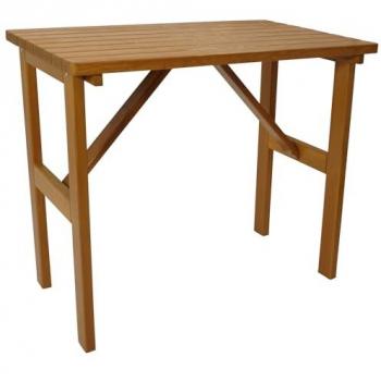 DEGAMO VILLACH Outdoor Stehtisch, 125x80 cm, massives Kiefernholz, lackiert, 40 mm Plattenstärke