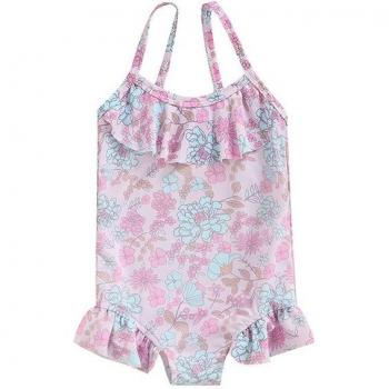 Sleeveless Beach Bathing Suit for Little Girls 1-5 Years