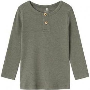 Name it Langarmshirt Nmmkab Oliv