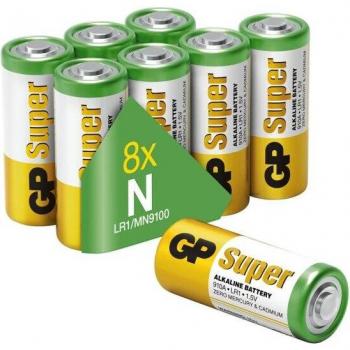 GP Batteries GP Super Alkaline-Batterien Lady (8 Stk., N), Batterien + Akkus