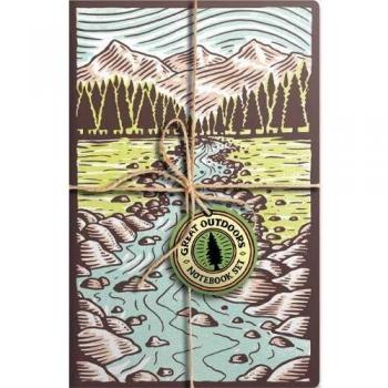 Great Outdoors Notebook Set : (Nature Notebooks, Books about the Outdoors), by Chronicle Books