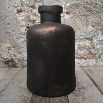 Glas‑Klassiker: Schwarze Lara Rusa Vase 25 cm x 16 cm