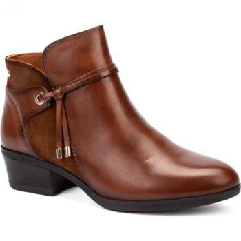 Daroca Calfskin Leather Women's Zip up Ankle Boots