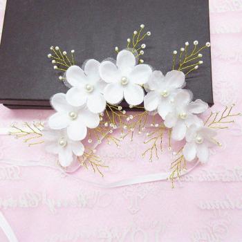 Wedding Crystal Pearl Hair Accessory