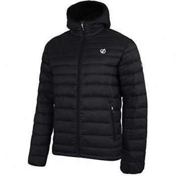 Premium Dare 2b Herren Daunenjacke – Puffa, Kapuzenjacke, Wasserabweisend, XXL Schwarz