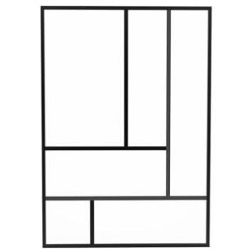 Structure Verrière Artisanale Noir 150x105 cm – Aluminium Thermolaqué – ARTENA