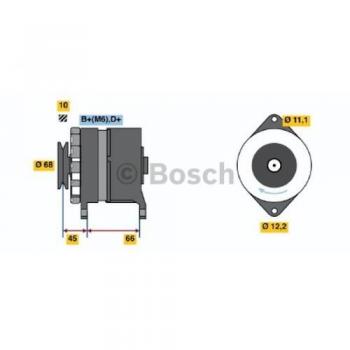 Bosch 0986033890 Alternatore per Lancia Delta I Pininfarina