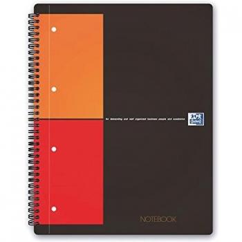 Cahier à spirales OXFORD Notebook A4+ 80 g Q.5x5 160p perforées et détachables