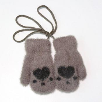 Winter Whimsy Hand‑Knitted Cartoon Gloves by Warmom