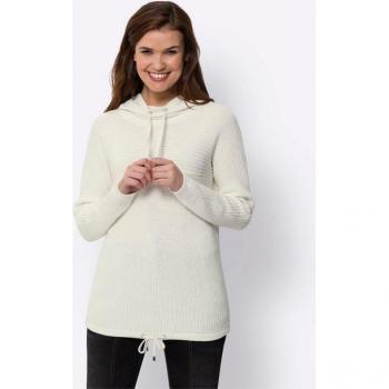 Damenpullover Troyer von HEINE in Ecru