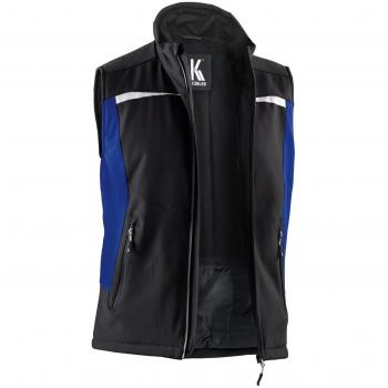 Veste imperméable Softshell Kübler Weather 7041 Noir/Bleu Cornflower 4XL