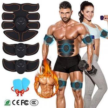 Ceinture Abdominale Electrostimulateur Musculaire Nitoer EMS 6 Modes 10 Niveaux
